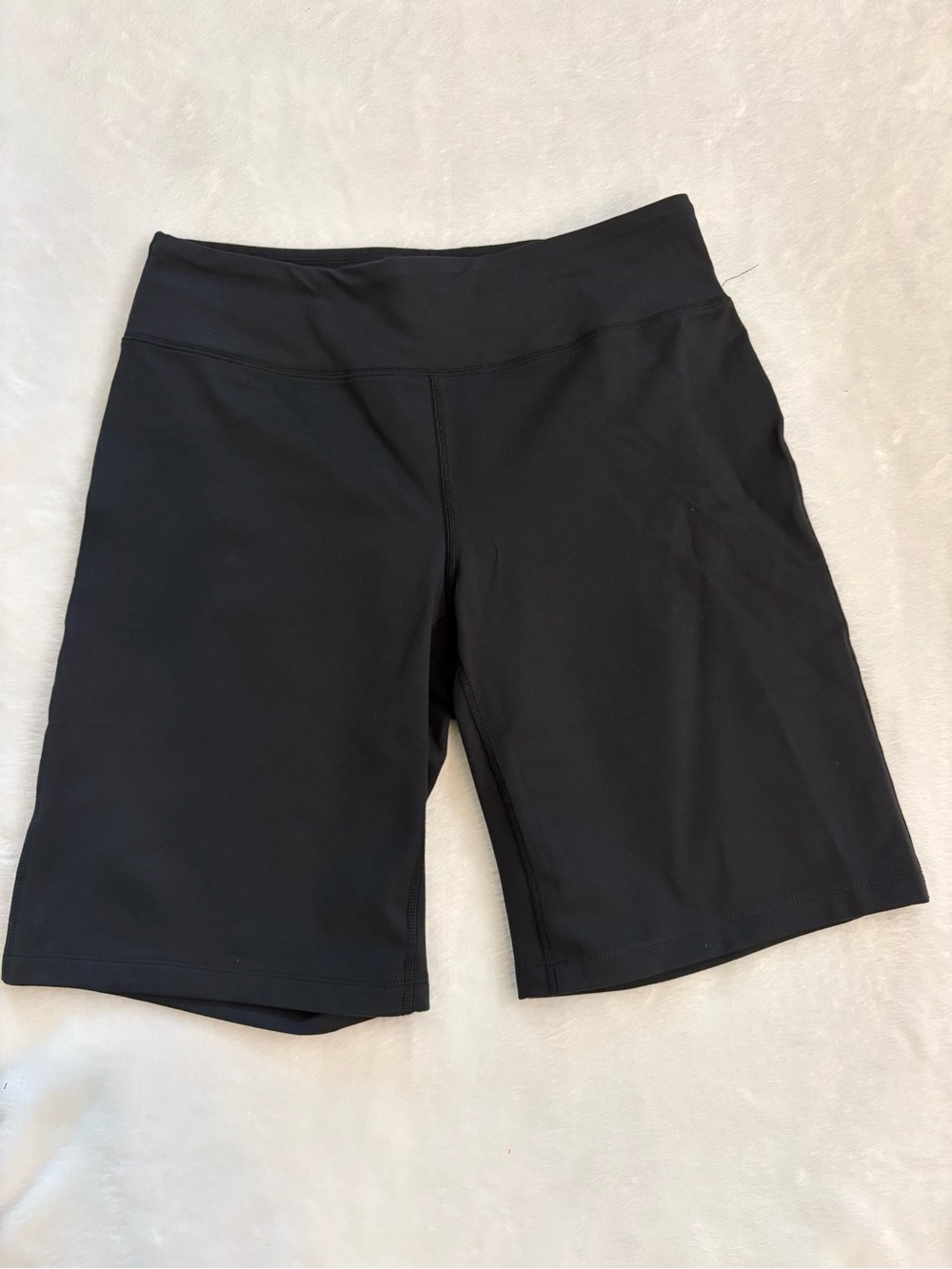 Lands' End Black High-Rise Bike Shorts - Picture 4 of 8